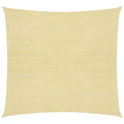 Productafbeelding van De Living Store zonnedoek, 160 g/m², beige, 7x7 meter, HDPE