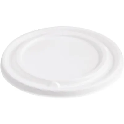 Image de NATUREStar 41141Deckel für Suppenbecher rund Ø 110 mm Zuckerrohr weiß passend für Art. 41142