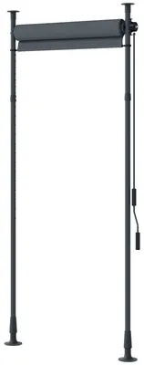 Produktbild von Outsunny Senkrechtmarkise, 120 x 220-310cm Balkonsichtschutz mit Sonnenschutz