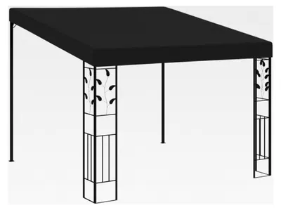 Produktbild von Pavillon mit Wandmontage, 3 x 3 x 2,5 m, Anthrazit