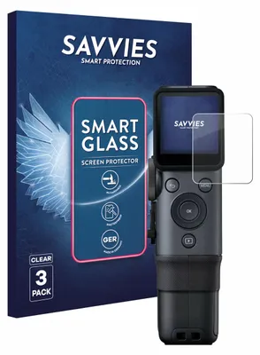 Produktbild von 3x Savvies Schutzglas Folie für Fujifilm Instax Mini Evo Cinema 9H Panzer Schutzfolie Glas Displayschutz klar transparent