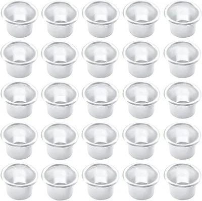 Produktbild von Mini Kerzenhalter Aluminium, 25 Stück, 2 cm, für Teelichter