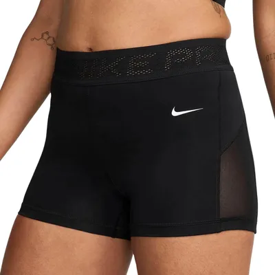 Produktbild von Nike Damen Pro Shorts Dri-FIT eng anliegend mit elastischem Bund