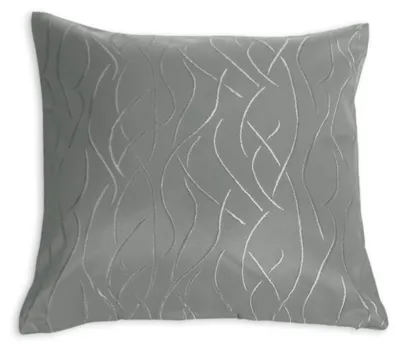Produktbild von Kissenhülle #257 Damast Streifen 40x40cm grau