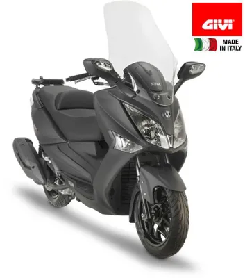 Immagine prodotto di Parabrezza GIVI trasparente intercambiabile e paramani 82x59cm per SYM Joymax 300i