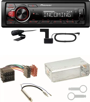 Produktbild von Pioneer MVH-330DAB Bluetooth DAB Einbauset für Golf 4 Passat 3B Polo 6N 9N Lupo