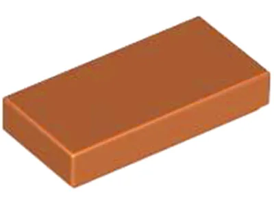 Obrázek produktu pro Lego® 1x2 kostky 3069 - 10 kusů Tmavě oranžová