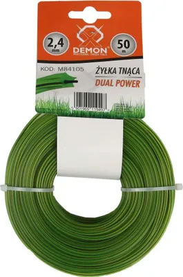 Obrázek produktu pro DEMON Struna zesílená, hvězdicový profil, 50m, 2,4mm M84105
