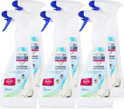 Produktbild von Impresan Hygiene Bad-Reiniger 500ml - Stark gegen Kalk und Schmutz (6er Pack)