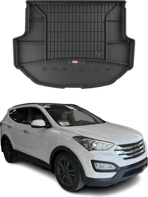 Produktbild von FROGUM Kofferraumwanne Schwarz TPE für HYUNDAI Santa Fé III (DM)