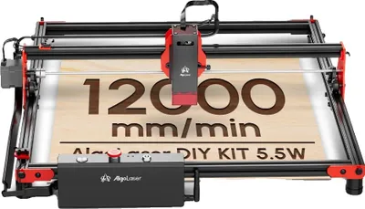 Obrázek produktu pro Stolní laserová gravírka a řezačka Algolaser, rychlost 12000 mm/min, optický výkon 5-5,5 W, ALDK-5BD