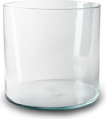 Produktbild von Glasvase Zylinder MARACANA H. 29cm D. 29cm rund transparent Jodeco