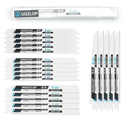 Produktbild von Säbelsägeblätter Set 20 Stück CRV & BIM für Holz/Metall inkl. Box
