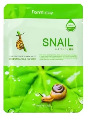 Produktbild von Farmstay Visible Difference Maskentuch, Schnecke, 1 Stü ck