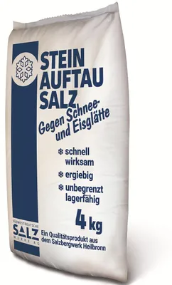 Produktbild von Steinauftausalz 4 kg Kornklasse EF trocken – Premium Streusalz