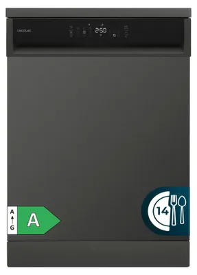Obrázek produktu pro Cecotec Bolero Aguazero 6800 Dark, Pultové, Plná velikost (60 cm), Černá, Černá, Dotyk, 14 jídelních sad