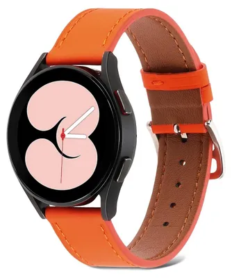 Produktbild von Für Samsung Galaxy Watch FE 6 5 4 Normal Pro Classic alle Größen Armband Kunstleder