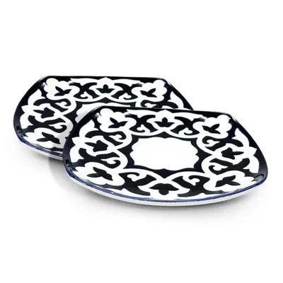 Produktbild von Tellerset Pahta Gul, Porzellan, 20,5 x 20,5 cm, 2 Stk.