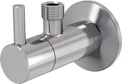 Obrázok produktu pre Rohový ventil s keramickým vrchnákom 1/2" x 1/2", chróm RV0212, RAV Slezák