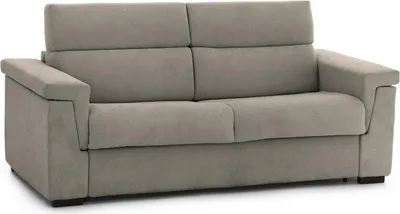 Produktbild von Brusasco - Schlafsofa 2-Sitzer, 205x95 cm Taupe, Abziehbar Italy