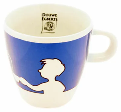 Obrázek produktu pro Douwe Egberts Design People, Kaffee Becher, Tee Tasse, Porzellan, Blau, 260 ml