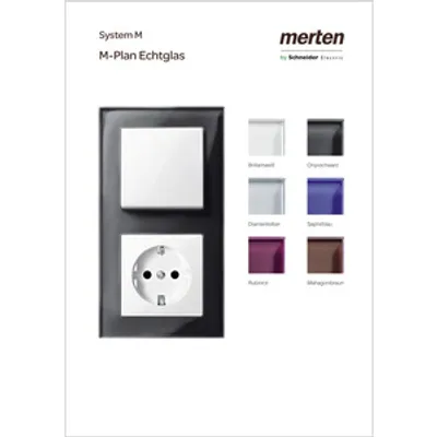 Produktbild von Musterkoffermodul Merten M-Plan Echtglas MEGMKM005