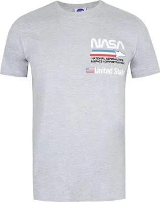 Immagine prodotto di NASA - Maglietta "Plane Aeronautics" da uomo TV1685 (L) (Grigio)