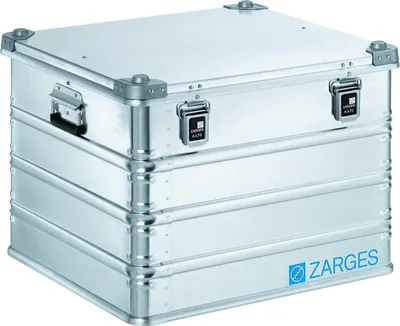 Produktbild von ZARGES Universalkiste K 470 - Volumen 148 l - Höhe 470 mm - Breite 650 mm - Tiefe 610 mm - Aluminiumkiste