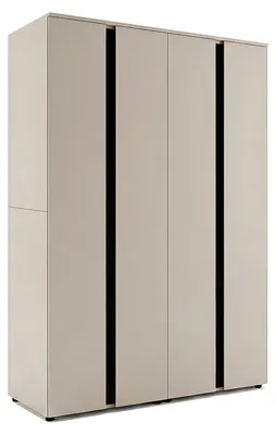 Productafbeelding van Amara kledingkastcombinatie (breedte/hoogte/diepte: 158x184x52 cm) in kasjmierkleur