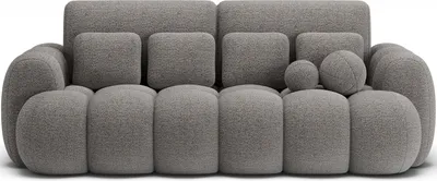 Produktbild von Krudox COT 3-Sitzer Ausziehbares Schlafsofa mit Bettkasten Stauraum und Kissen Couch mit Schlaffunktion 256x105x119 cm Stoff Royal 20