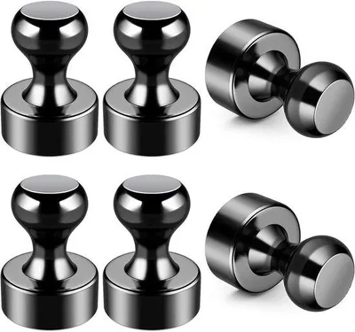 Produktbild von 6er Pack Neodym Kühlschrankmagnete weiß