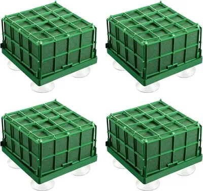 Produktbild von Set mit 4 Blumenhaltern aus Schaumstoff mit Saugn?pfen fš¹r frische oder kš¹nstliche Blumen, Tafelaufs?tze und Hochzeiten