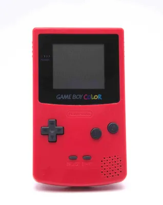Produktbild von Nintendo Game Boy Color Handheld Spielkonsole Rot Pink Brombeer GBC