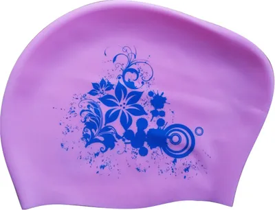 Produktbild von Badekappe für langes Haar mit extra Platz für Damen und Herren, Silikon-Badekappe für langes dickes Haar,Pink