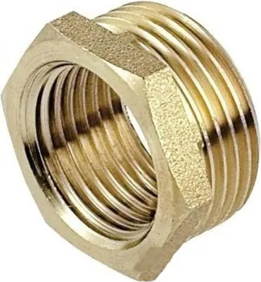 Obrázok produktu pre Mosadzná redukcia 1/2 "x3/8" vnútorný/vonkajší závit