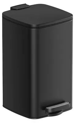 Image de Poubelle pour cosmétiques LTB591B0802 - Capacité : 8 litres - Poubelle pour salle de bain - Petite poubelle - Avec pédale - Idéale pour les petits espaces