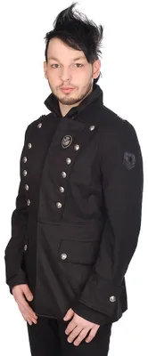 Produktbild von Aderlass Gothic Jacke - Military Jacket Denim XXL