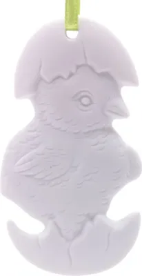 Produktbild von Ostern Anhänger Küken weiß - Porzellanmanufaktur Unterweissbach - Osterschmuck Porzellan