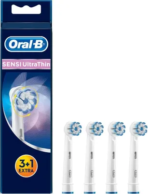 Produktbild von Oral-B Aufsteckbürsten SENSI Ultra Thin 3+1, 4er-Pack