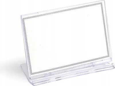 Obrázek produktu pro Prezentační stojánek - plastový, 10 x 6,7 cm, 24ks