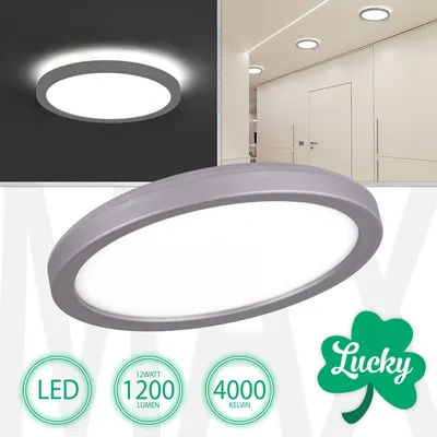 Produktbild von LED Deckenleuchte LUCKY 12W, Neutralweiß