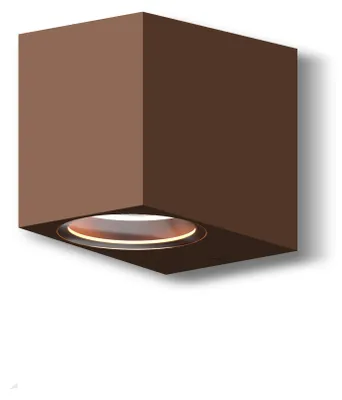 Image de Applique murale Calex Sanremo, résistante aux éclaboussures, de couleur rouille