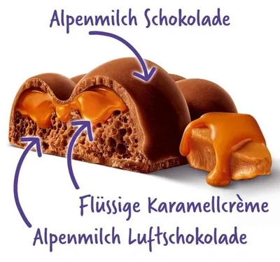 Produktbild von Milka Mmmax Luflée Caramel 250g