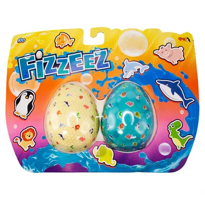 Obrázok produktu pre Fizzeez – Bublinkové vajíčka so prekvapením, balenie 2 kusov