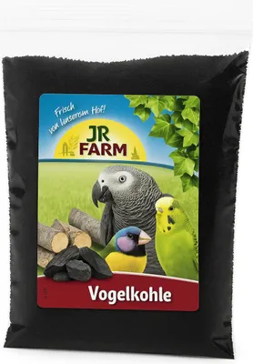 Produktbild von JR FARM Holzkohle für Papageien - Natürliches Heilmittel 25g zur Entgiftung