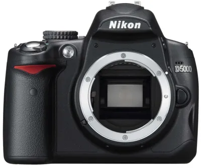 Produktbild von Nikon D5000, 12,3 MP, SLR Camera Body, CMOS, 0x, 0x, Zentrumsgewichteter Auto-Fokus