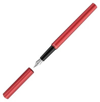Zdjęcie produktu dla Pelikan 823623, Czerwony, System napełniania nabojem, Niebieski, Stal nierdzewna, Średni, 1 szt.