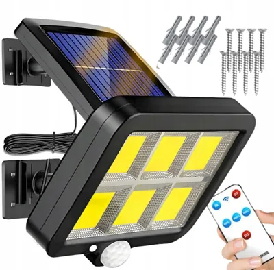 Obrázek produktu pro Solární pouliční lampa LED s čidlem pohybu