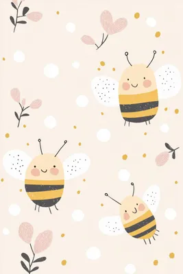Obrázek produktu pro Plakát 20x30cm Vzory pro děti, dívky a chlapce – Včelky