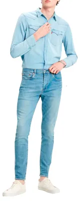 Produktbild von Levi's Herren Jeanshose 512 Low Rise, Tapered Fit, Blau (Pelican Rust), W30/L32